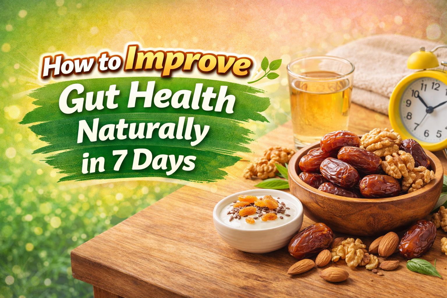 How to Improve Gut Health Naturally in 7 Days?