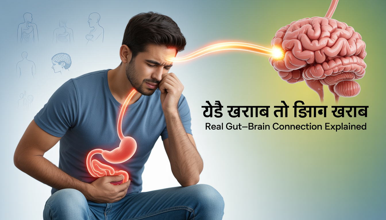 पेट खराब तो दिमाग खराब — Real Gut Brain Connection Explained
