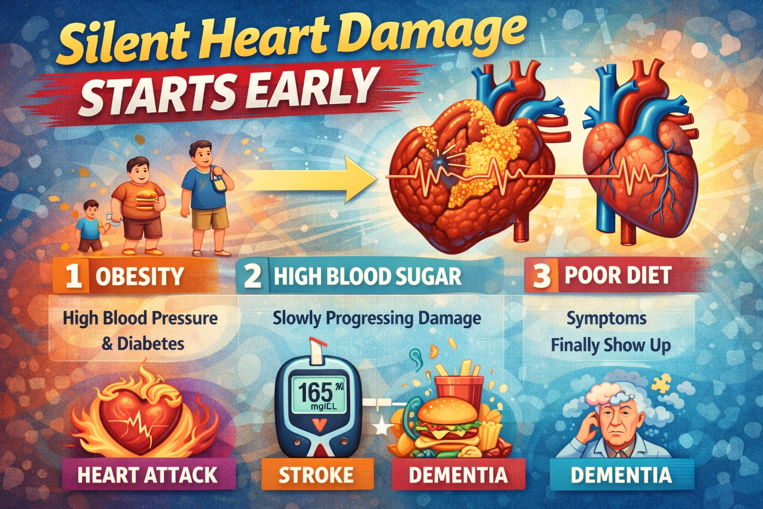 Silent Heart Damage Starts Early