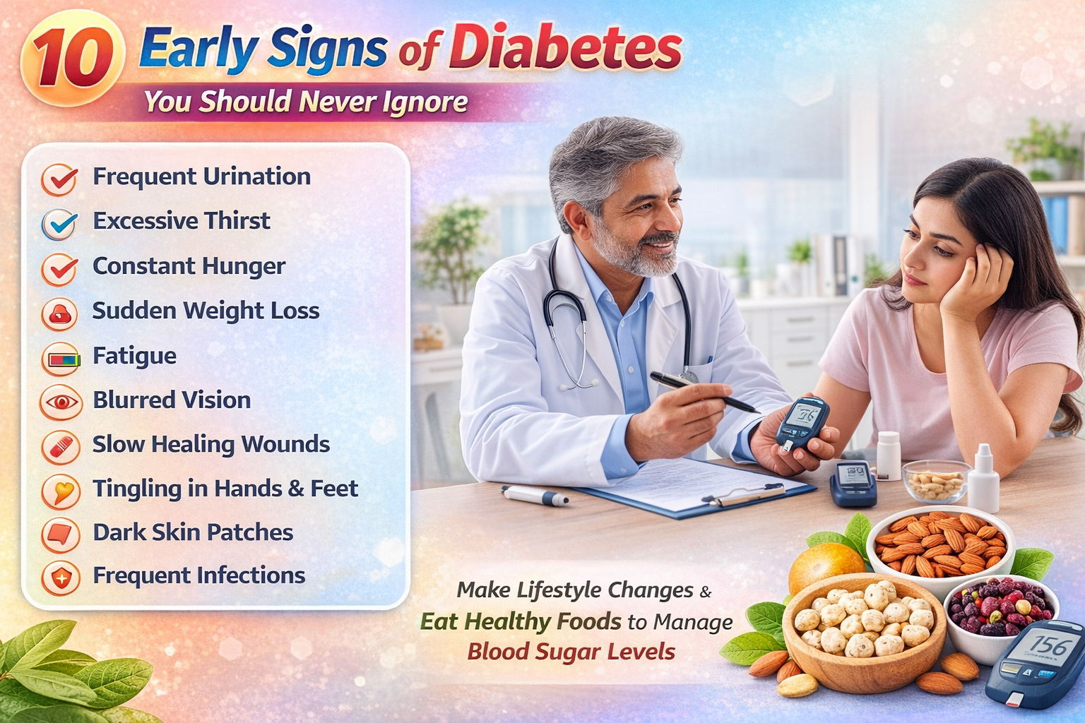 10 Early Signs of Diabetes You Should Never Ignore