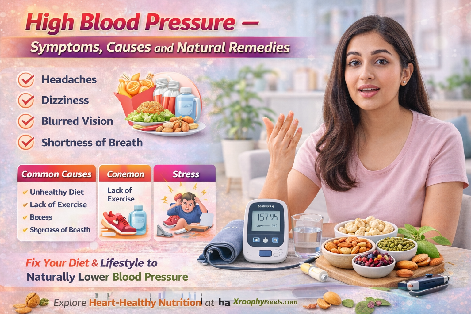 High Blood Pressure – Symptoms, Causes and Natural Remedies