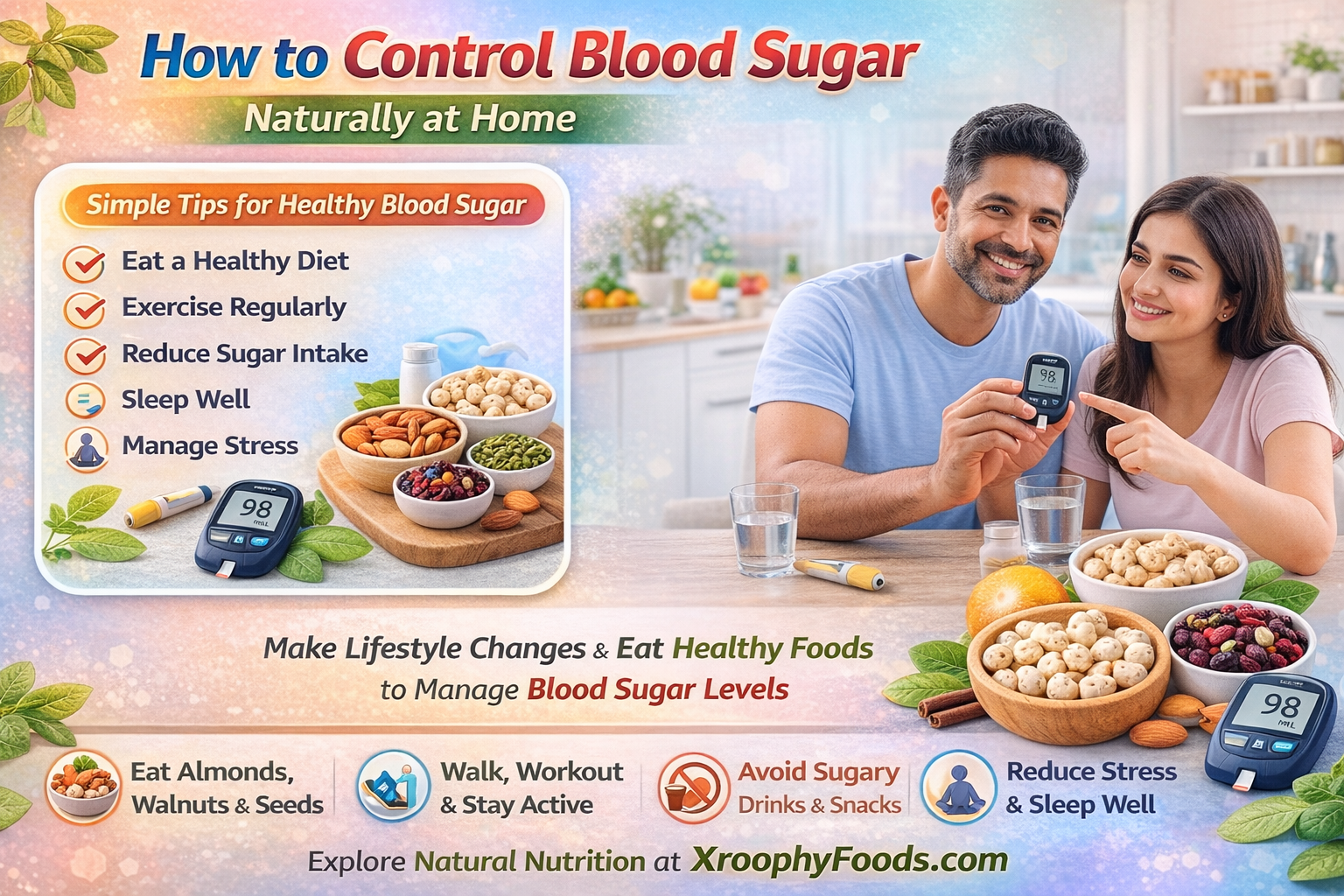 How to Control Blood Sugar Naturally at Home?