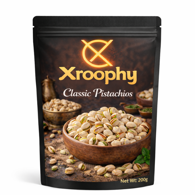 Xroophy Classic Pistachios Fresh, Nutty & Delicious