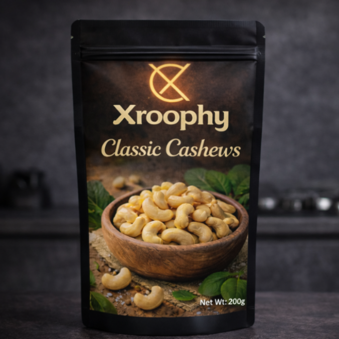 Xroophy Classic Cashews Finest Quality & Natural Taste