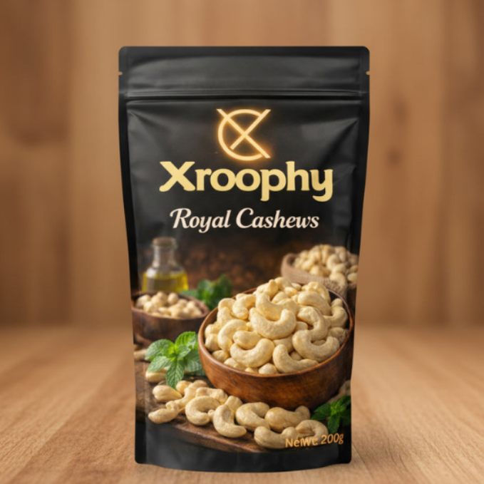 Xroophy Royal Cashews Jumbo, Rich & Fresh