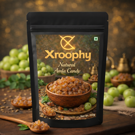 Xroophy Natural Amla Candy – healthy, tangy, and vitamin C-rich candy for immunity boost and natural snacking