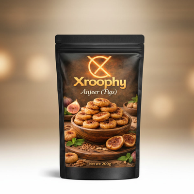 Xroophy Handpicked Anjeer (Figs) – premium, naturally sweet, and high-quality dried figs for healthy snacking and cooking