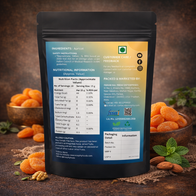 Xroophy Premium Turkish Apricots