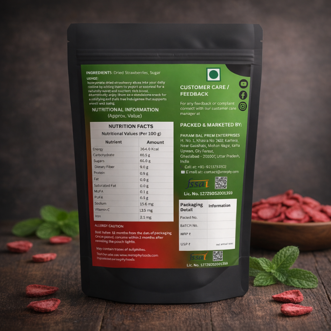Xroophy Premium Dried Strawberries