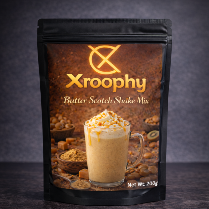 Xroophy Thick Milk English Butter Scotch Mix Rich & Creamy