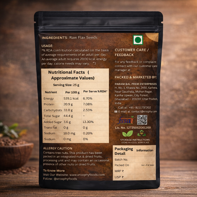 Xroophy Flax Seeds