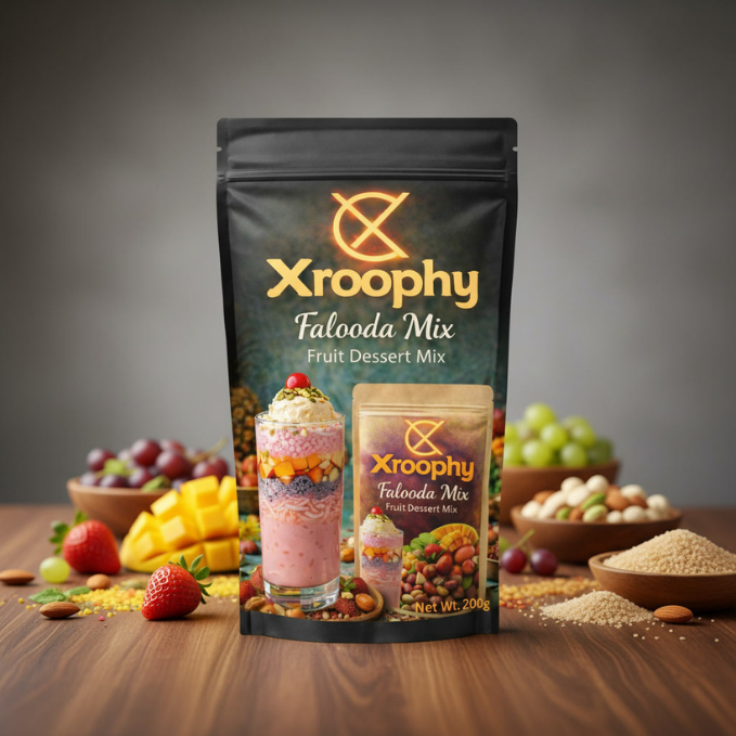 Xroophy Falooda Mix Fruit Dessert Mix
