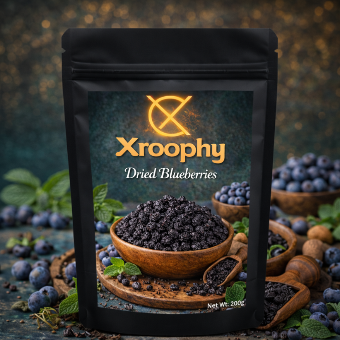 Xroophy Whole Dried Blueberries