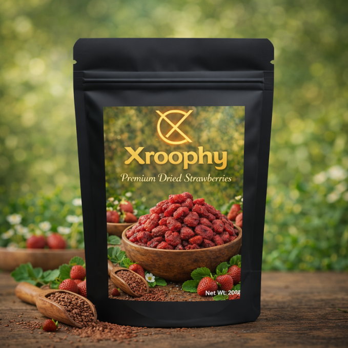 Xroophy Premium Dried Strawberries