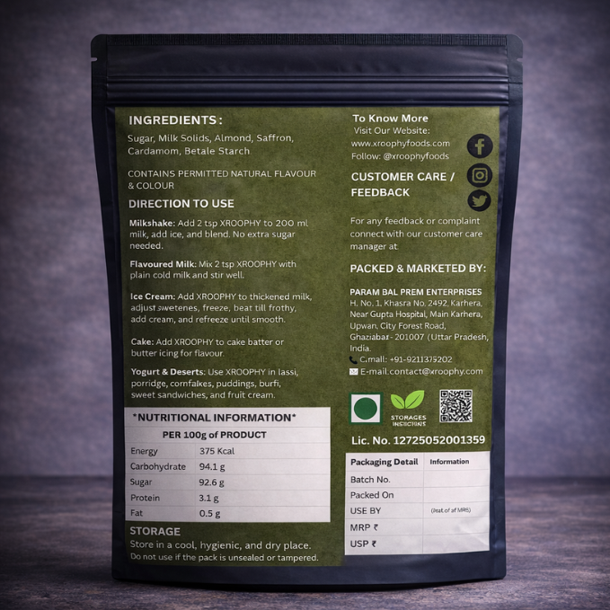 Xroophy Thick Milk Hazelnut Mix Nutty & Smooth