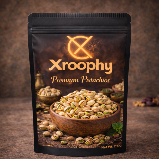 Xroophy Premium Pistachios , Salted & Crunchy