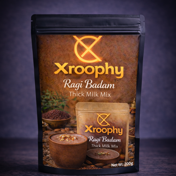 Xroophy Thick Milk Ragi Badam Mix