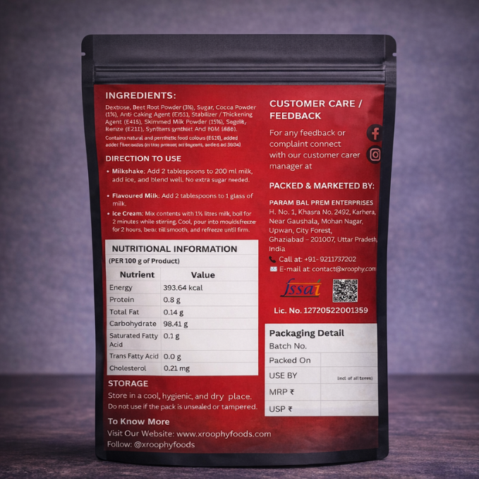 Xroophy Thick Milk Berry Breeze Mix Smooth & Fruity