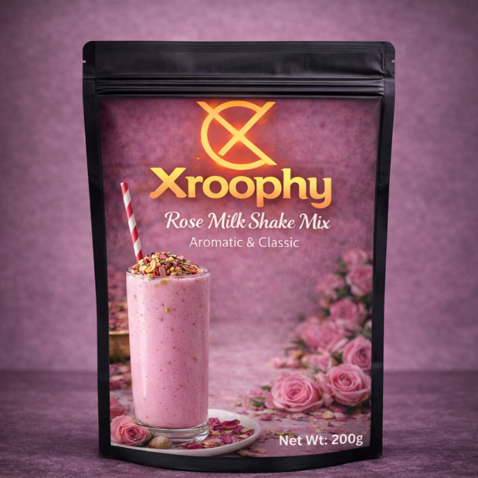 Xroophy Milik Rose Shake Mix Aromatic & Classic