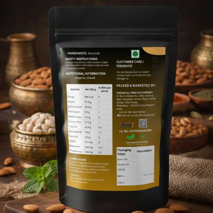 Xroophy Royal Almonds Premium Grade