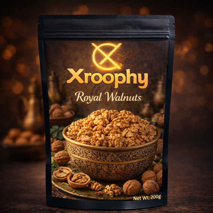 Xroophy Royal Walnuts Handpicked & Crunchy